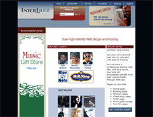 Tablet Screenshot of interjazz.com